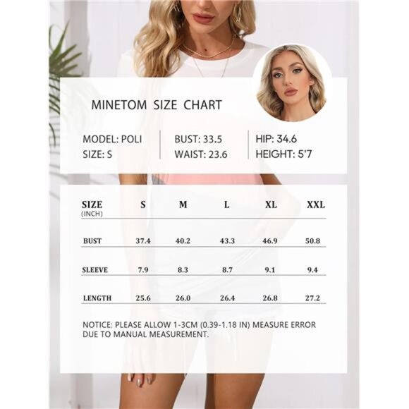 Women's T Shirts Short Sleeve Color Block/Solid Tops Casual Summer Tees - Picture 5 of 6